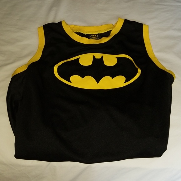 Mens Batman Jersey Tank Muscle Shirt 